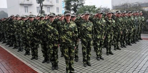 杭州平安保险公司军事拓展培训